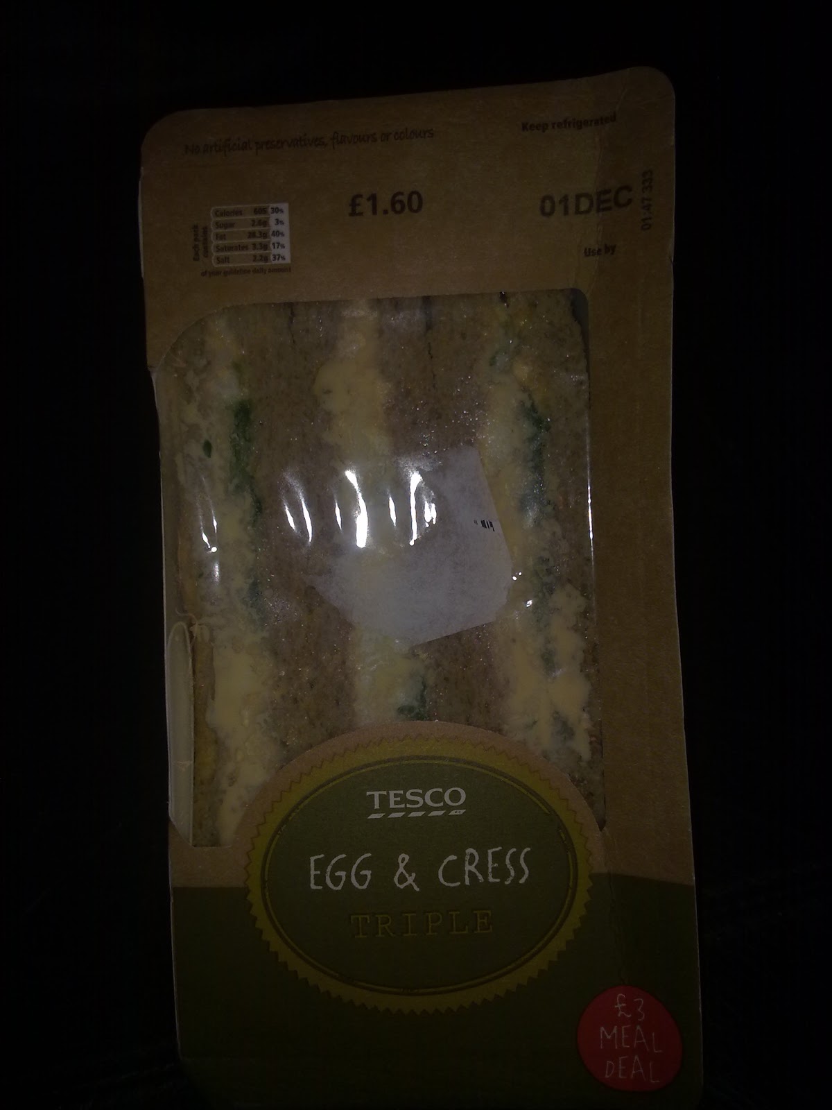Between Two Slice (a guide to prepackaged sandwiches) Tesco Egg
